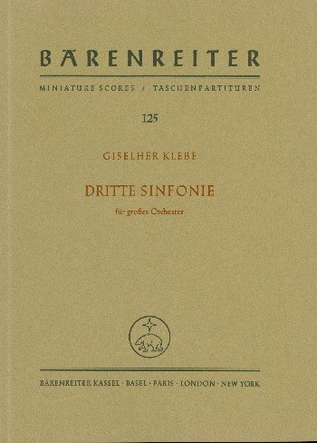 Sinfonie III Studienpartitur
