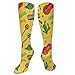 Produktbild HRTSHRTE Graduated Football Socks Athletic Tube Stockings - Fiesta Party Dancing Patriot Mid-Calf Socks