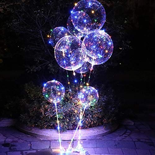LED Striscia Lampeggiante Trasparente Confessionale Palloncino Propone Matrimonio Anniversario Club Festa di Compleanno Per Bambini Forniture