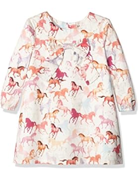 Hatley Pretty Horses Bow Front Dress, Vestito Bambina