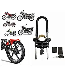 R.J.VON - Bike Front Wheel Lock, for - Hero Motocorp Glamour Pgm Fi