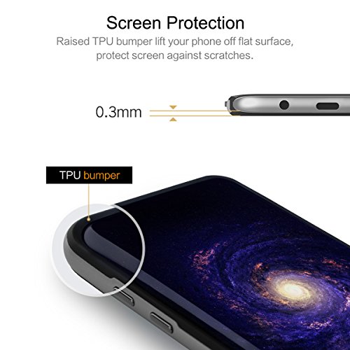 Funda Samsung Galaxy S8 ROCK Royce S8 Case  Antideslizante  Netted Texturizado  Doble Capa  Dos Colores  PC TPU  Agujero Honda para Samsung Galaxy S8 5 8 inch  - Gris