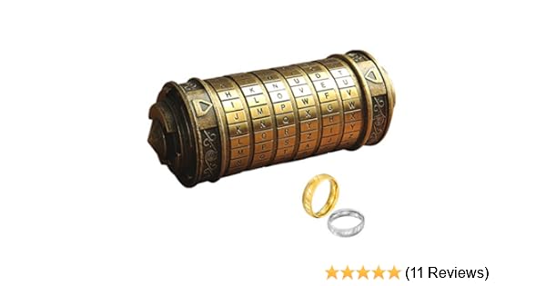 Onlygifts Da Vinci Code Mini Cryptex Mit Zwei Ringen Fur Weihnachten Valentinstag Interessante Spiele Geburtstag Coole Ideen Geschenke Fur Manner Freundin Brain Teaser Lock Puzzles Amazon De Baumarkt