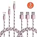 Produktbild USB Type C Kabel, ofspower 3 Pack 0,5 FT 3 ft 6 ft Nylon geflochten usb-c auf USB 3.0 Typ A Stecker Daten & Ladekabel mit Aluminium Stecker für Apple MacBook 30,5 cm, LG G5, Nexus 5 x 6P und mehr (grau) Brand Name: OfsPwer