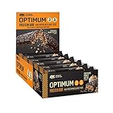 Optimum Nutrition Optimum Protein Bar by 10 X 60g Protein Bars, Chocolate Peanut Butter Flavour with Whey Protein Isolate & No Added Sugar, 10 Bars