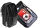 Produktbild Fototasche Kameratasche Business Style Black (120 x 60 x 25 mm) Set mit Kamerabeutel bis 6 Meter Tauchtiefe für Sony DSC- WX350 WX220 W830 W810 und viele andere