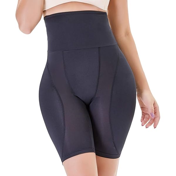 Jengo Hip Dip Pads Hip Enhancer Padded Underwear Hip Pads for Women Shapewear with Butt Pads Larger Fake Butt Shaper Panties, Black, XL
