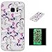 Produktbild Samsung Galaxy S7 edge Luminous Hülle,Lonchee Relief Bunte Muster Intarsien Diamanten Leuchtend Luminous Noctilucent Handyhülle Weich TPU Handy Hülle Schutzhülle Etui mit Nachtleuchtende Funktion Hülle TPU Silikon Rückschale Silicon Cover Tasche Case Durchsichtig Transparent Etui Cover Protective Shell Soft Schutzhülle Telefon Kasten für Samsung Galaxy S7 edge –Einhorn