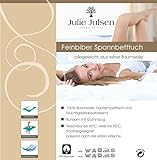 Julie Julsen Feinbiber Premium Spannbettlaken 160 x 200 cm Anthrazit - 3