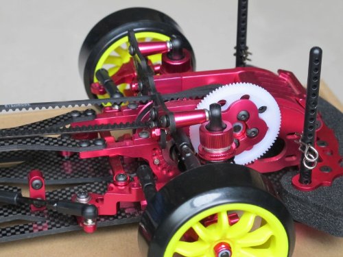 Rcmodelpart Alloy & Carbon Rc 1/10 4wd Drift Racing Car Frame Kit for 1:10 Sakura D3 Cs