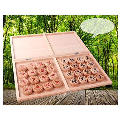 Preisvergleich Produktbild Lvlong Chinesisches Schachspiel-Set, Kinder-Schüler-Ehebre-Puzzle-Spiel, tragbar faltbar, geeignet für Doppel-oder Mehrspieler-Schach-Schlacht Game / 35-40-45-50mm