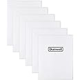 Dunwell Clear Plastic Sleeves (12 Pack), 8.5x11" Letter Size, Clear Poly Document Folders Transparent Plastic File Pockets, Poly Project Jacket, Plastic Document Sleeves, Archival Quality