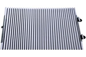 FBARTL Auto Windschutzscheiben Sonnenschutz, Akkordeon Typ Automatische einziehbare Windschutzscheiben-Sonnenblende Sonnenschutzdämmungs-Sonnenschutz (46cm Heckscheibe)