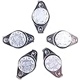 DollaTek 5-Pack KSD301 50 Degrees Centigrade Thermostat Thermal Control Switch 250V 10A Normally Closed NC Thermostat Temperature Switch