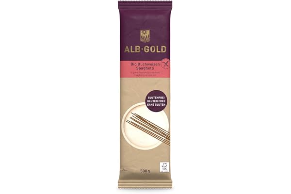 Alb-guld – bovete spaghetti ekologisk – 0,5 kg – 12-pack