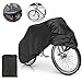 Produktbild Fahrradabdeckung, Samione Wasserdichter Fahrradgarage Fahrradschutzhülle Universal Fahrrad Gewebeplane Regenschutz Schutzbezug oder Abdeckplane Bike Rain Cover 190x65x98CM (Schwarz)