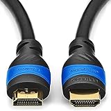 deleyCON HDMI 2.0a/b Kabel für volle ULTRA HD 4K Unterstützung High Speed mit Ethernet - 60Hz 18GBit/s 4:2:0 RGB - 4K UHD 2160p (4096 x 2160 Pixel) Full HD HDTV 1080p (1920 x 1080p) ARC 3D CEC