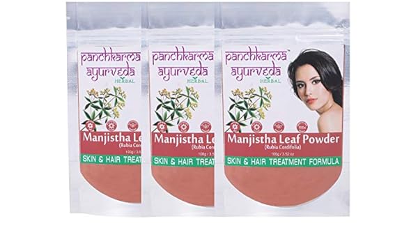 Panchkarma Ayurveda Pack Of 3 Herbal Natural Manjistha Leaf