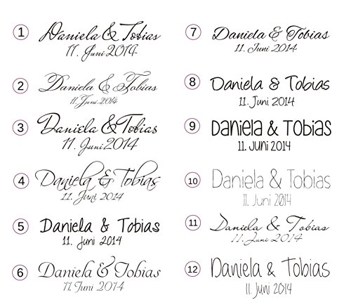 wedding tree „Premium-Set“ ** inkl. Bilderrahmen, Stempelkissen, Anleitung und Stift ** Fingerabdruckbaum Gästebuch Hochzeit Hochzeitsbaum - 2