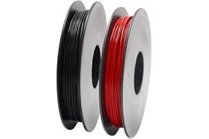 Xenterio LiYv Schaltlitzen-Sortiment, 0,25mm², Kupfer verzinnt, hochflexibel, 900V, 2x 25m Spulen (rot, schwarz)