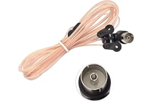 Antenna radio FM Hi-Fi per uso generico -Prestazioni-Sensitivity T-Type Indoor 75Ohm dipolo Antenna antenna HD Stereo AV ricevitore Marantz ecc. Compatibile Fashion Design