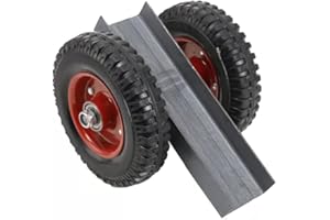 SDTOOLS Heavy Duty Panel Dolly 300kg Capacity - Sheet Material Glass Plywood Door Window Frame Plasterboard - Mover Trolley With Solid Tyre Wheels