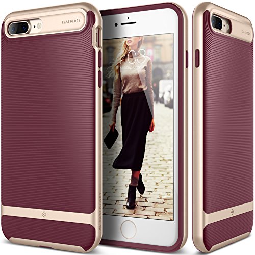 Funda iPhone 8 Plus Funda iPhone 7 Plus Caseology serie Wavelength
delgada doble capa con proteccion de buena calidad y sujecion tactil 3D
Borgona - Burgundy para el Apple iPhone 7 Plus 2016 iPhone 8 Plus 2017