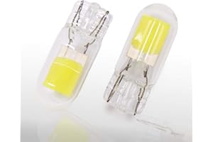 SageSunny 2PCS T10 194 W5W Lampadina LED 12V Chip COB 6000K Bianco 168 501 2825 Lampadine LED per luci interne per auto Luci Mappa Luce targa Luce laterale