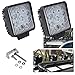 Produktbild Hengda® 2X 27W LED Arbeitsleuchte Scheinwerfer 10-30 V DC Flutlicht Offroad 6500K Kaltweiß Zusatzscheinwerfer