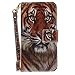 Produktbild Samsung Galaxy S8 Plus S8+ Hülle, Chreey [Lustige Tier] Serie Bookstyle PU Leder Flip Case Handy Schutzhülle Brieftasche Etui Schutz Tasche Cover mit Ständer Kartenfächer [Tiger]
