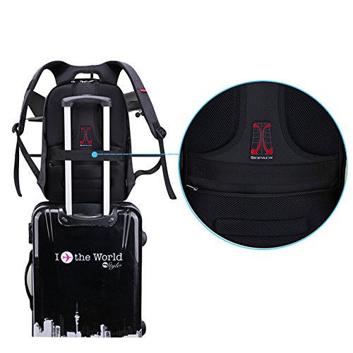 Kopack Anti-Diebstahl Laptop Rucksack 14 1 15 4 Zoll Sto  fest Reisetasche Leichtes Wandern ScanSmart TSA freundlich Wasserbest  ndig