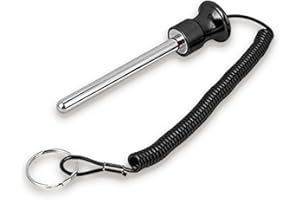 Ezweiji Perni di peso per blocco spazio, palestra, universale, magnetico, sostituzione quadrante di bloccaggio, perni resistenti alla corrosione (nero)