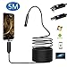 Produktbild Kabelloses Endoskop WiFi Endoskopkamera Portable USB Endoskop 2 In 1 Digital OTG Micro USB Borescope / CMOS HD Wasserdichte Schlange Inspektion Kamera mit 6 LED Lights für Android 4.1 + Handy Tablet und Windows System Computer [5M 8MM]