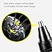Ear Nose Trimmer, BESTOPE Electric Ear and Nose Hair Clipper with Water Resistant Stainless Steel Rotation Blade for Men and Women Hair Groomer, Power Indictor Light, Battery-Operated