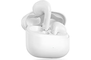 AsiceSound Ecouteurs Bluetooth sans Fil, Écouteurs sans Fil Bluetooth 5.3 avec Hi-FI Son Stéréo, Oreillette Bluetooth IP7 Étanche, Contrôle Tactile, 46 Heures Durée de Lecture