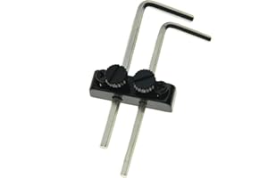 Dopro Black Guitar Bass Allen Wrench/Key Headstock Wrench Holder for Floyd Rose Tremolo Guitar
