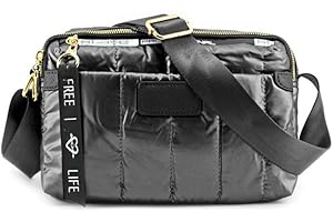 MODELISA - Bolso Bandolera Acolchada Liso Para Mujer