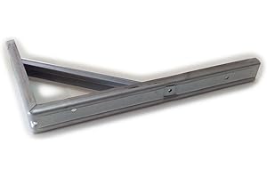 Bolis Italia robusta shelf-brackets 40 cm (zincate montato), metallizzato, taglia unica