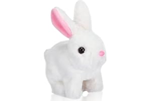 BDAO GIFT Toys for 2 Year old Girls,Moving Animal Toys for Kids Age 2 3 4 5,Electronic Plush Toys for 4 Year Old,Baby Birthday Gift Present 1-3 Years Old,Easter Christmas Birthday Gift