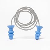23dB Washable Earplug Drawstring Waterproof, Noise Canceling Swim Spigot For Sleep Travel