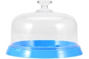 TMISHION Cubierta antipolvo para reloj, 6 ranuras Accesorio para movimiento del reloj Cubierta antipolvo Herramienta de reparación de bandeja de plástico