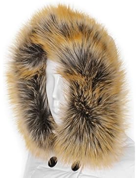 Futrzane Kapuzen Fellkragen für Kapuze Pelz Schal Fellstreifen