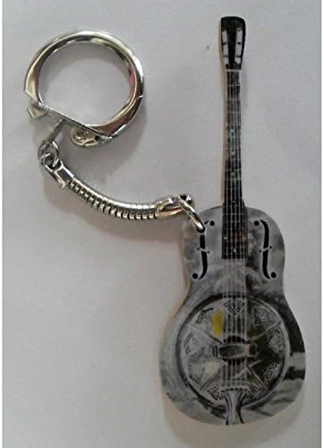 Lark Designs Resonator Guitar Cut Out Keyring