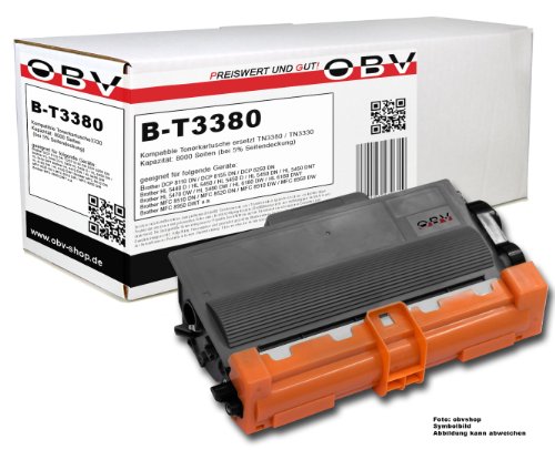 Kompatibler Toner ersetzt Brother TN3380 / TN3330 für HL-5450 u.a. 8000 Seiten schwarz