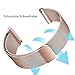Produktbild Fcostume Milanese Magnetic Loop Edelstahlband für Fitbit Versa (Rose Gold)