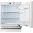Cookology CBULF601 138 Litre Capacity Integrated Built In Undercounter Larder Fridge, Adjustable Temperature Control and Legs, Reversible Door, LED Interior Light - White