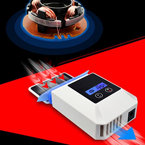 XGUO Cool Universaler Kühler für Spielekonsole Laptop PC – Hochleistungslüfter für schnelle Kühlung – USB Warmluft-Abzug Cooling Pad(Cooling Pad,Weiß) - 5