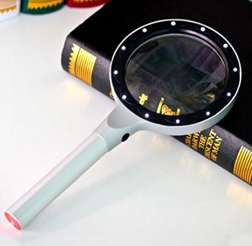 Led20 times 10 times holding a magnifying glass with light old HD high optical lenses