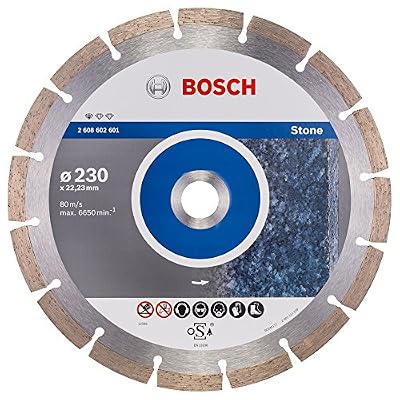 Bosch 2608602601 Disque à tronçonner diamanté standard for stone 230 x 22,23 x 2,3 x 10 mm