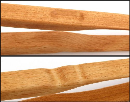 Zetzsche Grillzange aus Buchenholz von 46 cm - 2